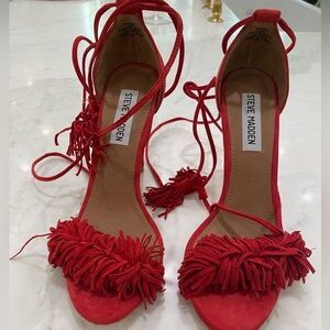 Steve Madden Red Heels